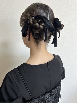 シーエス メイド バイ シャチュー 沖縄店(CS made by SHACHU) ミディアムツインカチモリヘア