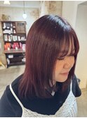 ワンカラーで叶える暖色系カラー
