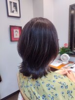 ミーノ(mieno) お手入れ簡単/50代女性髪型ミディアムレイヤー