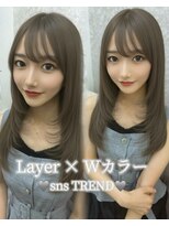 ラビス(Lovis) ミルクブラウン/ダークパープル/ナチュラルショート/夏