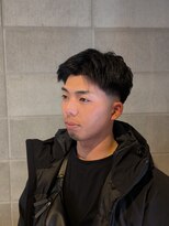 ワンワンオー バーバーショップ コンチネンタル(@110 BARBER SHOP continental) アップバングミドルフェードシャギーマッシュ