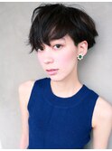 【nanuk】黒髪にフィットする自分らしさのあるショートヘア◇
