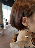 大人可愛い20代30代40代小顔耳かけボブグラデーションボブ