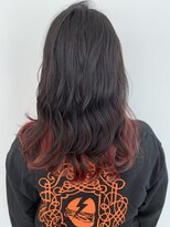 カッツ 笠岡店(CUT S)&nbsp;レッドバイオレット系インナーカラー