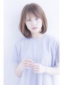 【寺尾拓巳】大人かわいいひし形ワンカール毛先パーマボブ