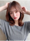 アフロートみきな韓国ヘアグレージュくびれミディエギョモリ人気
