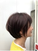 ニュアンスマッシュ◆フェザーバング/キャラメルベージュ