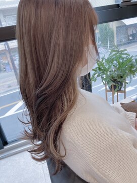 リュクスバトーバイトリコ 船橋南口店(Luxe BATEAU by tricot) ミルクティインナーカラー/20代30代40代