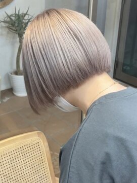 サンクプロジェクト(cinq PROJECT) ダブルカラーインナーカラーミルクティーベージュローライト韓国