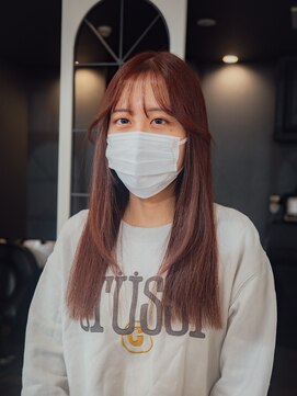 カラン(caran) ロングレイヤー+ラベンダーピンク【@hair_mazda】