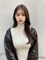 ワタトリ(waTatori)&nbsp;モテ髪レイヤーカット/髪質改善/オリーブグレーココアベージュ