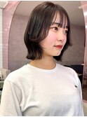 韓国レイヤーカット/タッセルボブ/切りっぱなしボブ