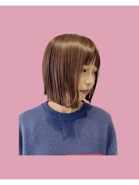 ミント(mint) ☆この春おすすめ!!ブリーチなし!!ピンクブラウンカラー!!