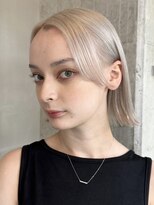 ソル ジングウマエ(SOL JINGUMAE)&nbsp;ホワイトベージュカラーインナーカラーグレージュカラーブリーチ