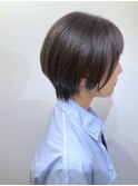 小顔ボブスタイル×艶髪