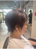 ニュアンスパーマショートボブ