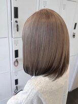 グランデュール 東静岡池田店(GRANDEUR)&nbsp;ダブルカラーショートボブインナーカラーハイライトケアブリーチ