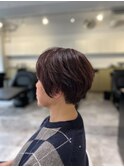 大人可愛い◎イメチェン似合わせカット◎ショートボブピンク