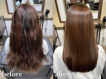 アルカリ矯正と酸性矯正のデメリットをなくした特別な縮毛矯正