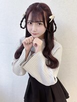 犬耳ヘア　渋谷ヘアメ　アイドルヘア