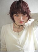 ニュアンスウルフボブ
