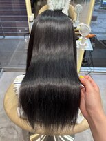 ロンドグロワール 大宮(Lond Gloire)&nbsp;くびれヘア/アプリコットオレンジ/髪質改善/縮毛矯正/前髪/大宮