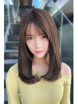 リークフー(Ree cu fuu)&nbsp;髪質改善ストレート　ショコラブラウン　ワンカールボブ