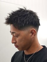 アストロ(ASTRO)&nbsp;束感ショートスパイク×スキンフェード刈り上げショート束感