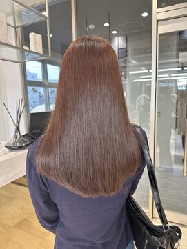 ロンドルピナス 小倉(Lond Lupinus) ミディアムヘア暗めカラー/デザインカラー/フェイスフレーミング