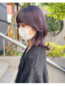 クラルス バイ アルティナ 溝の口店(Clarus by artina) ミディアムレイヤー/ネイビー