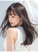 【透明感ロング】柔らかレイヤー×艶ブラウン