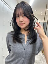 エトワール(ETOILE)&nbsp;オリーブカラー/レイヤーカット/ハッシュカット