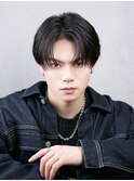 シースルーセンターパート ニュアンスパーマ