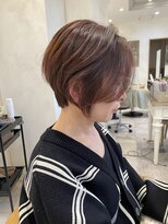 ラボヌールヘアーグレース 門前仲町店(La Bonheur hair grace)&nbsp;【杉本】ショートヘア/くびれショート/ピンクブラウン