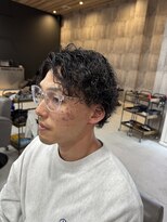 バブルス アオヤマ(Bubbles AOYAMA)&nbsp;ウルフ波巻きスパイラルパーマ
