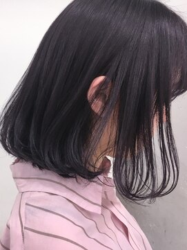 ブルーフェーセス 表参道(blue faces) 『bluefaces』スモーキーラベンダーグレージュ×ボブ