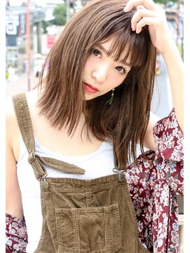 アグ ヘアー ループ 矢場町店(Agu hair loop) 切りっぱなしストレート(豊田翔平)