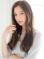 アズーア ヘアーアンドスパ(azure hair&spa) 仕上げ簡単　大人カールスタイル　アッシュブラウン