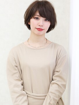 フレーム なんば店(FRAME) 美髪ハンサムショートくびれショートショートシースルー前髪