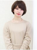 美髪ハンサムショートくびれショートショートシースルー前髪