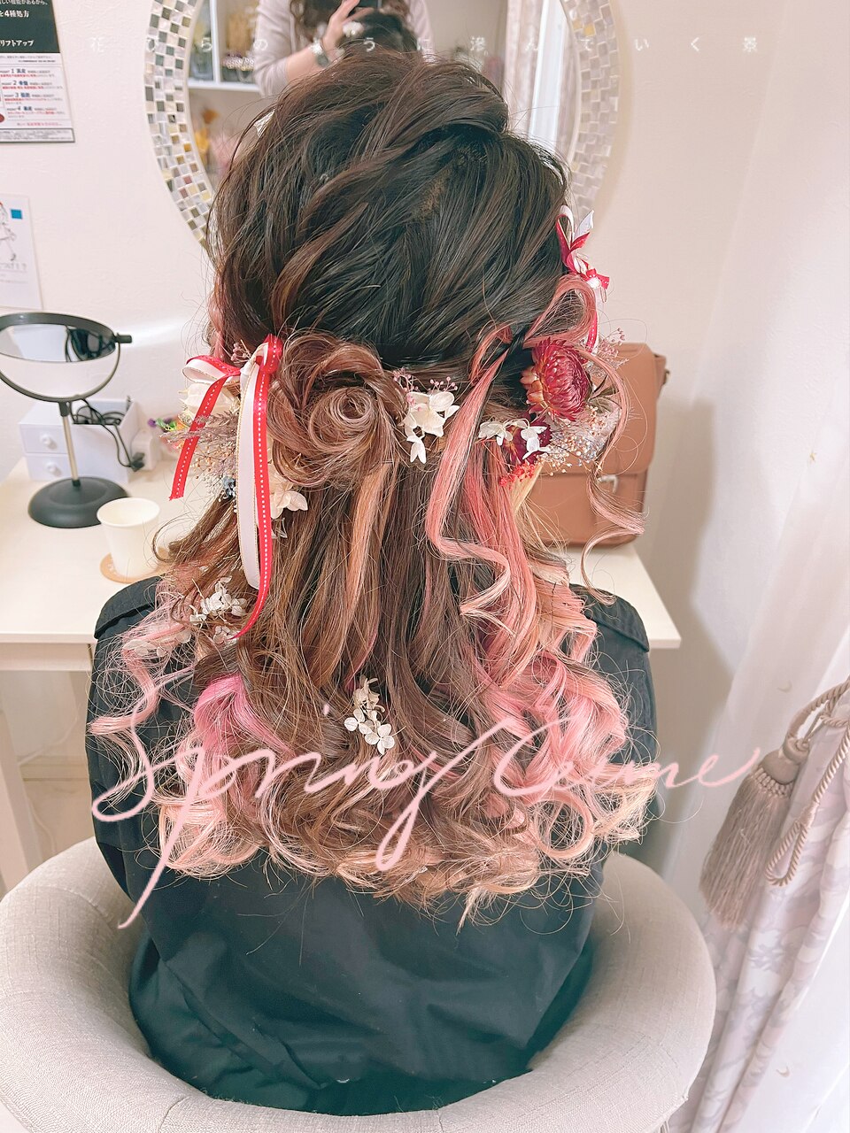 イベントヘアセット(大阪梅田茶屋町ヘアセット専門店Achieve m＋