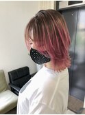 【GiseL】ピンクグラデーション　天神大名/髪質改善ダブルカラー
