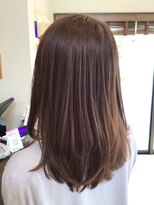 ヘアプロデュース ムース(Hair Produce MU SU) ピンクベージュカラーでツヤツヤに