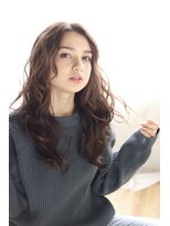 オリンテ バイ レシッド 表参道(orente by rcid)&nbsp;フェミニンロングウェーブ×髪質改善シアーカラーココアベージュ