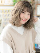 カバーヘア ブリス 戸田公園西口店(COVER HAIR bliss) ★プラチナグレージュカラー外ハネボブディ20代30代40代★9