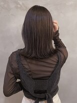 テテコケット(tete coquette) ボブ　透明感暗髪　グレージュ　顔まわりレイヤー
