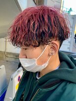 ジーニー 本厚木(Genie)&nbsp;ツートーン波巻きスパイラル/ハイライト/マッシュパーマ/ウルフ