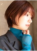 大人くびれショートナチュラルブラウン30代30代50代