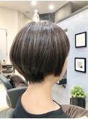 【襟足すっきりショートボブ】