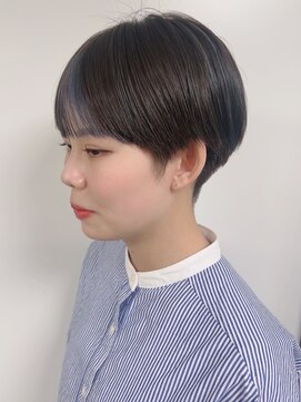 モリオフロムロンドン 原宿本店(morio from London) 【morio原宿】刈り上げマッシュショート インナーカラー